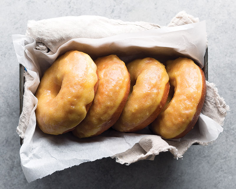 BourbonBraised Pineapple Doughnuts Bake from Scratch