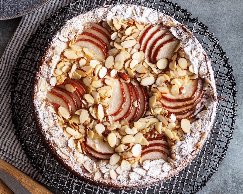 PearAlmond Olive Oil Cake Bake from Scratch