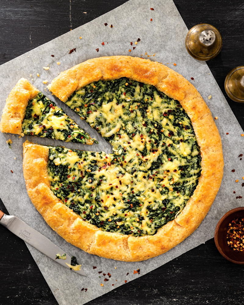 Creamy Spinach Galette Bake from Scratch