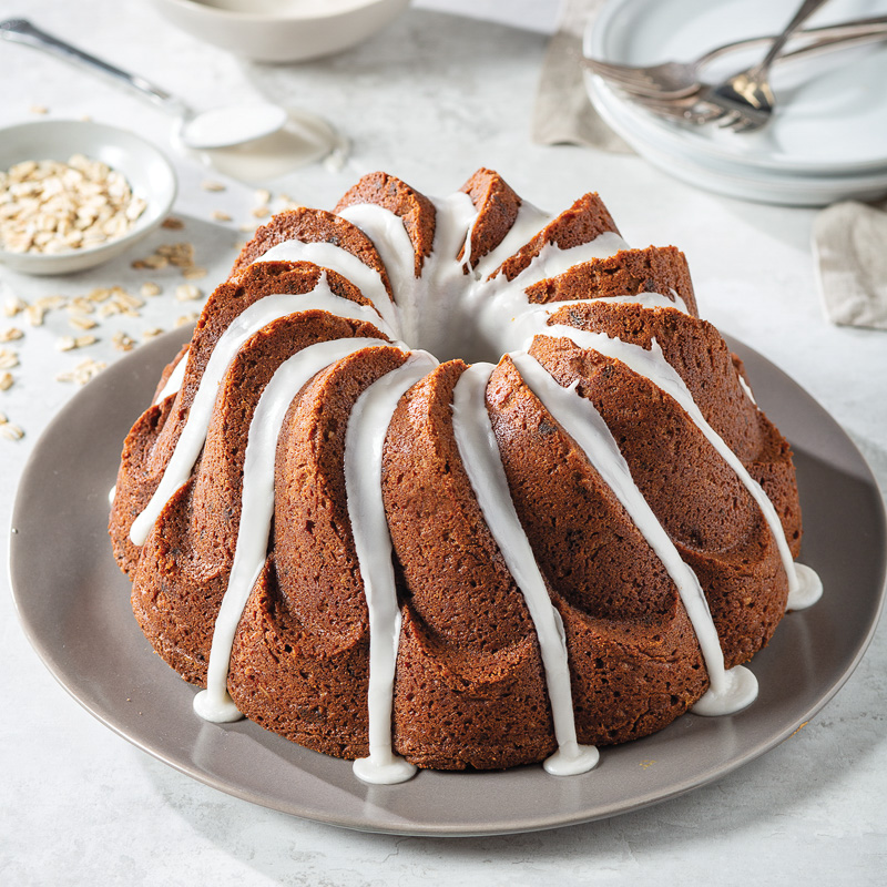 Oatmeal Cream Bundt Cake Bake from Scratch