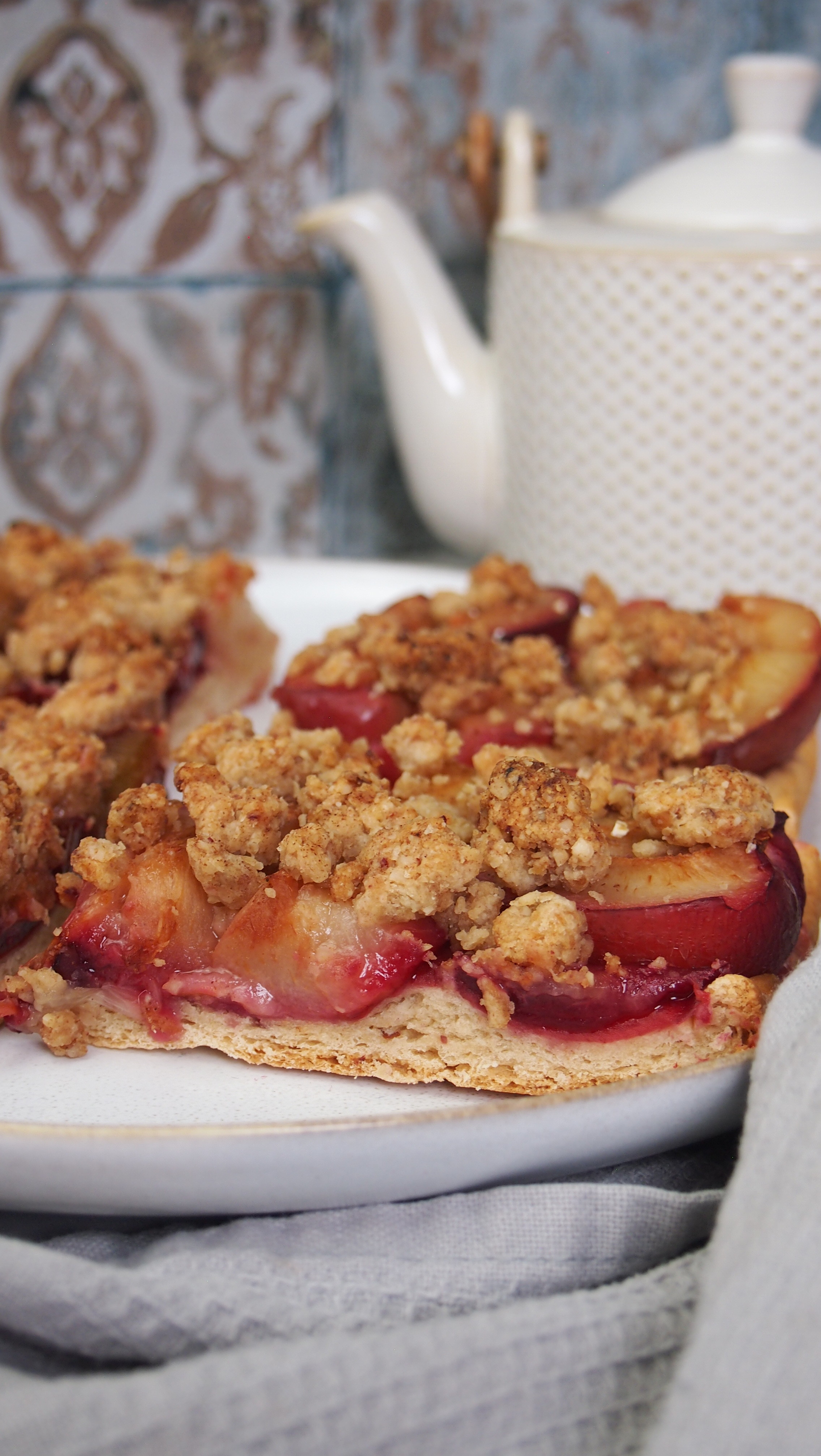 Zwetschgendatschi ohne Zucker (vegan) Bake it naked