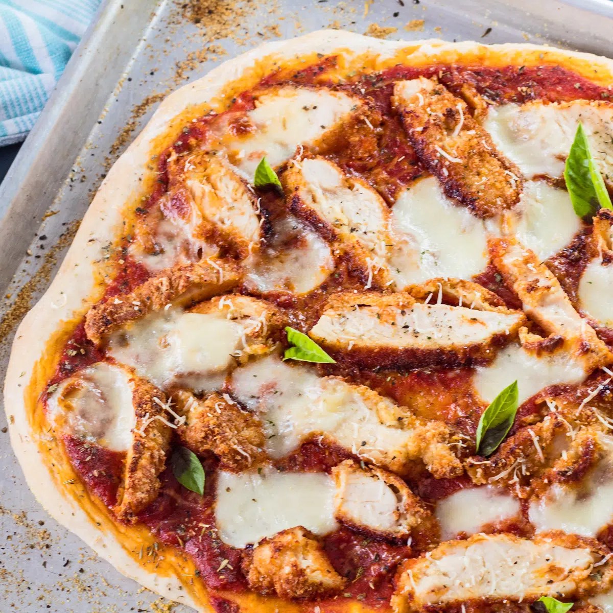 Chicken Parmesan Pizza A Tasty Family Favorite Pizza Recipe