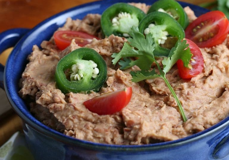 The Best Refried Beans Recipe From Canned Beans • Bake Me Some Sugar