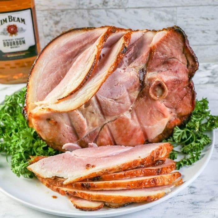 Bourbon Glazed Ham Recipe Bake Me Some Sugar