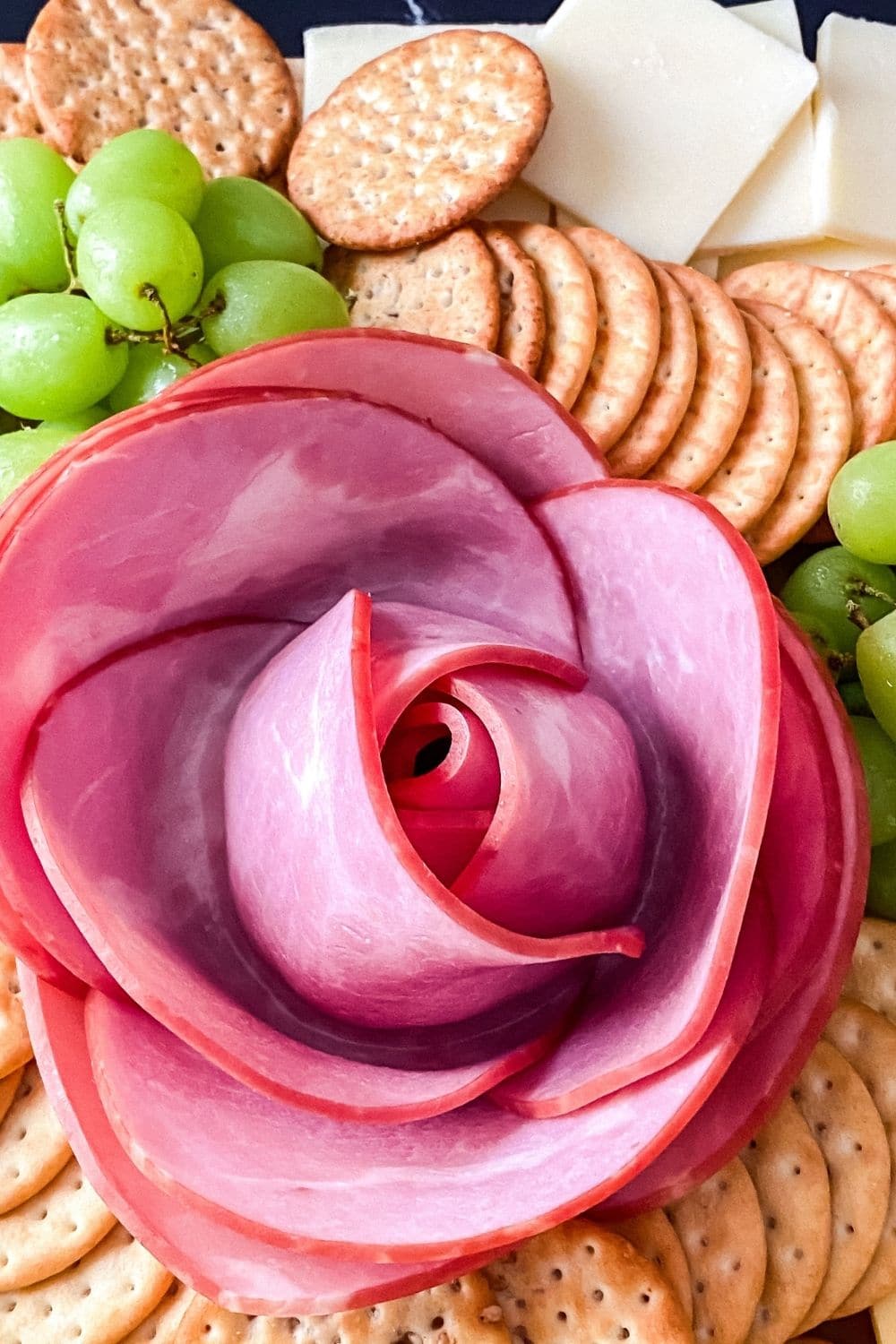 Charcuterie Board with Meat Roses (video) • Bake Me Some Sugar