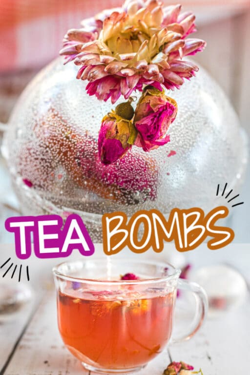 How to Make Tea Bombs Floral Tea • Bake Me Some Sugar
