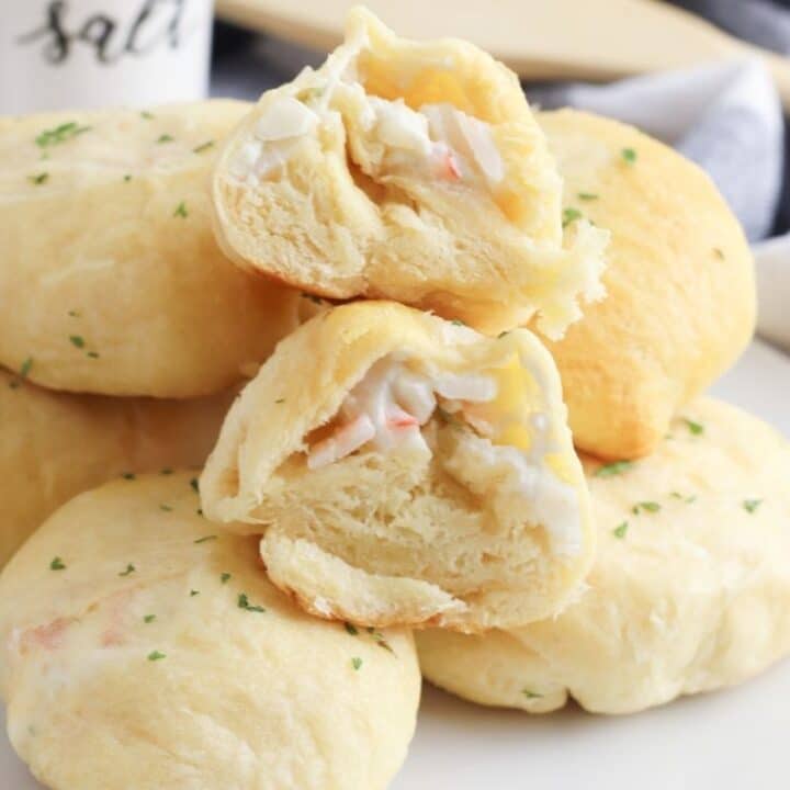Crab Rangoon Crescent Roll Bombs Recipe • Bake Me Some Sugar