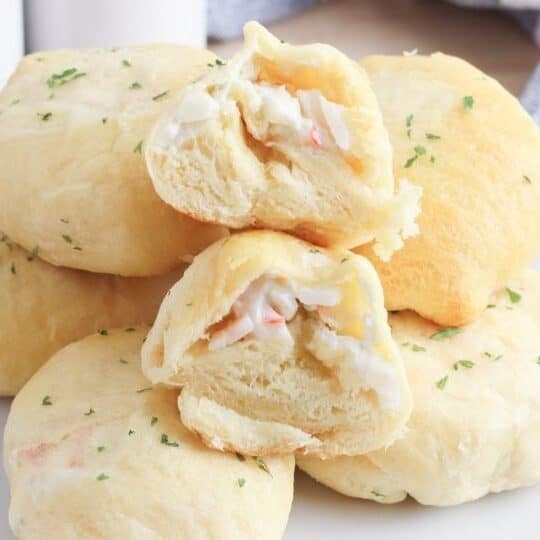 Crab Rangoon Crescent Roll Bombs Recipe • Bake Me Some Sugar