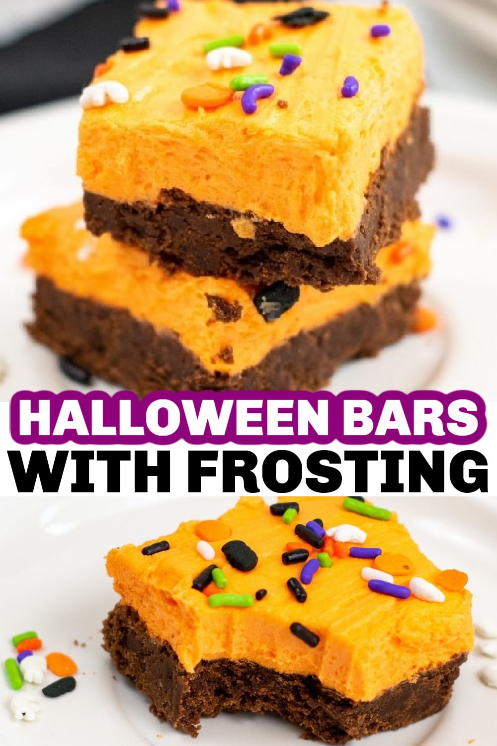 Monster Mash Halloween Bars Recipe • Bake Me Some Sugar