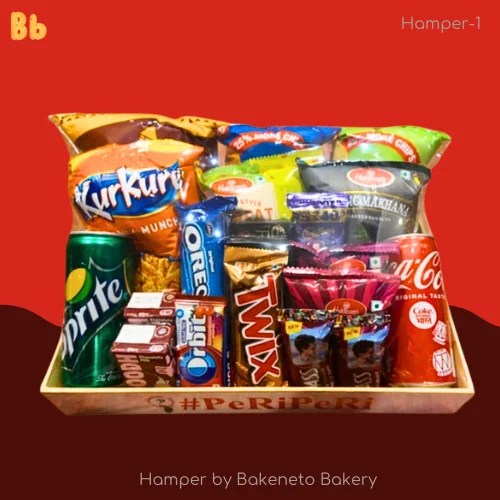 Order Gift Hamper Bucket Online In Ghaziabad Bakery