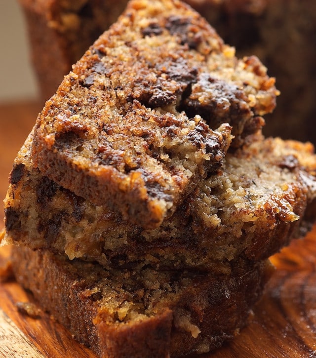 Chocolate Chunk Banana Bread Bake or Break