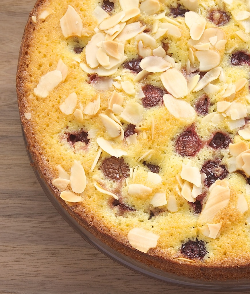 Almond Cherry Cake Bake or Break