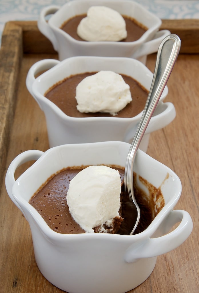 Chocolate Pots de Creme Bake or Break