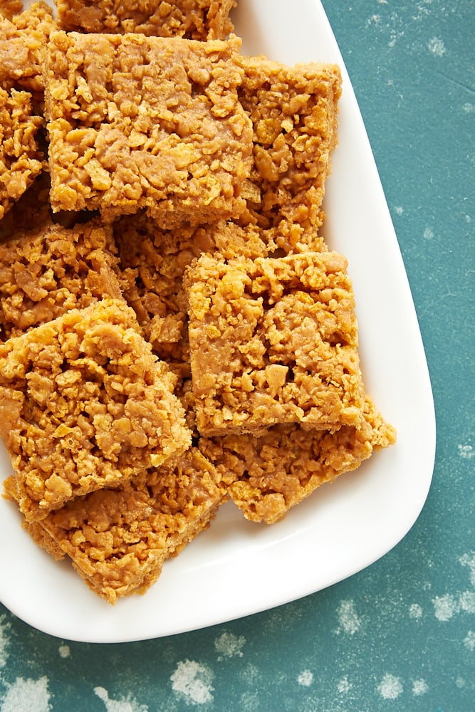 Peanut Butter Corn Flake Bars Bake or Break