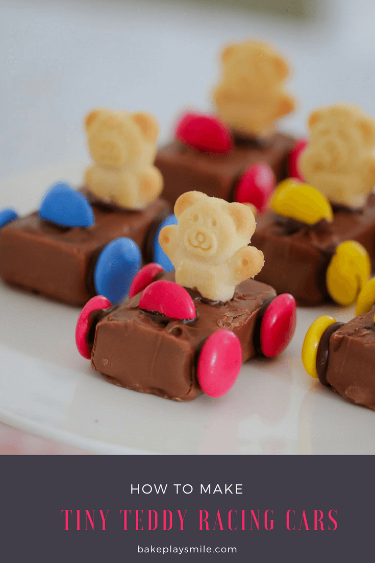 Tiny Teddy Racing Cars Easy Kids Party Food Recipe Bake Play Smile
