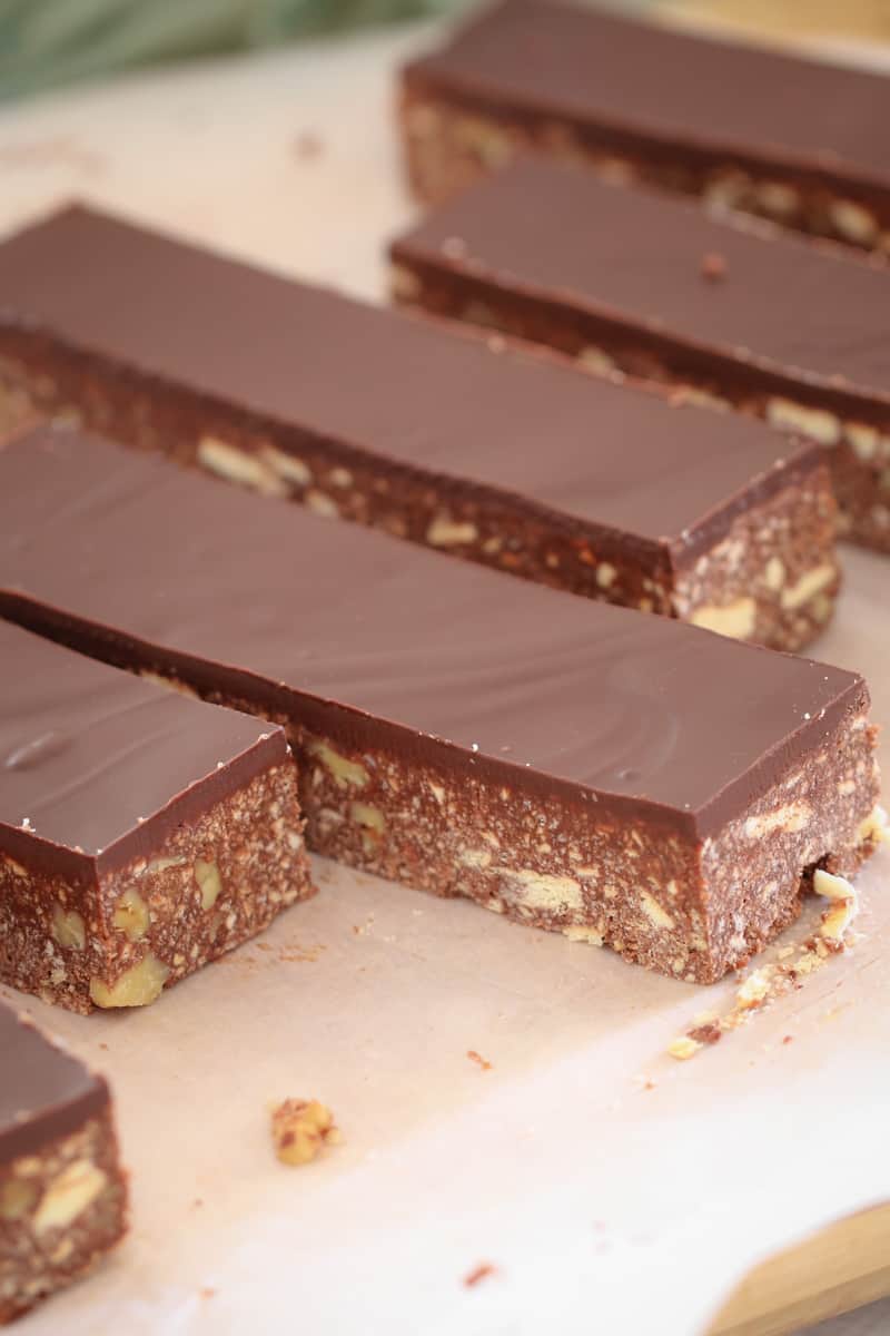 Chocolate Hedgehog Slice NoBake Bake Play Smile