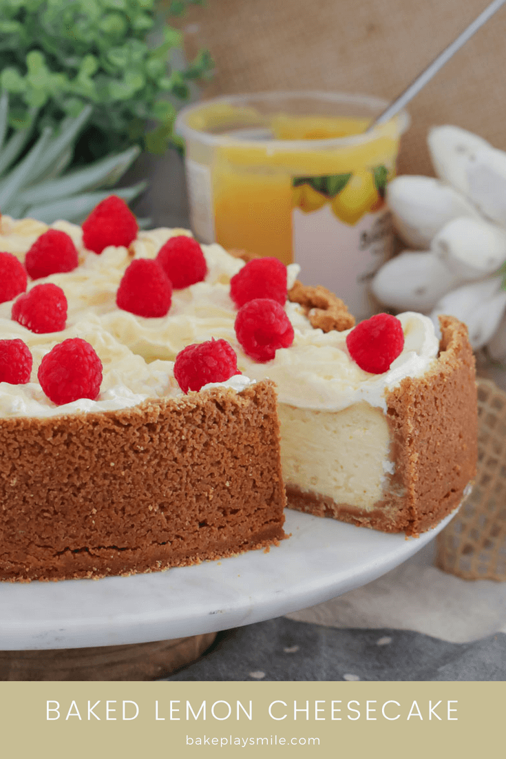 Classic Baked Lemon Cheesecake Bake Play Smile