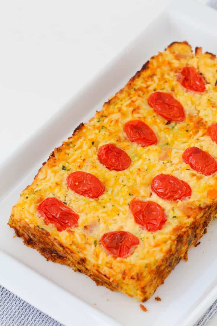 Rice & Vegetable Slice Bake Play Smile