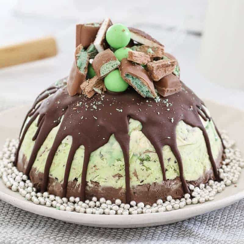 Mint Christmas Ice Cream Cake Bake Play Smile