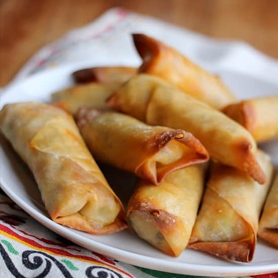 Cheesy Baked Chicken Egg Rolls Baker Bettie