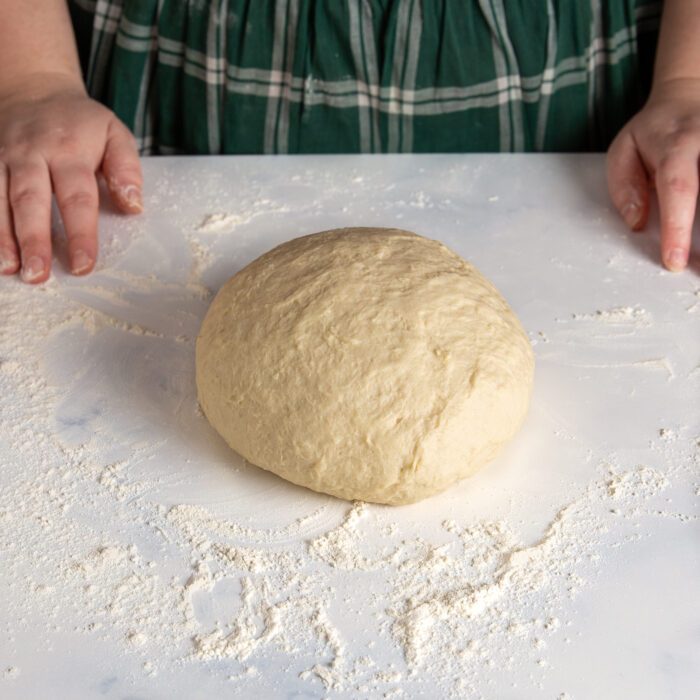 dough that's smooth after kneading