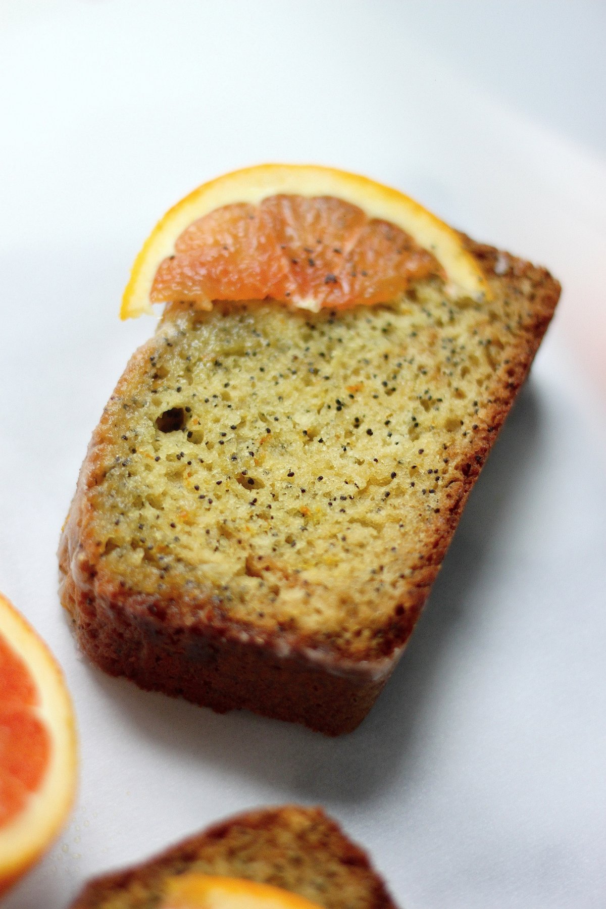 Greek Yogurt & Olive Oil Orange Poppy Seed Pound Cake Baker by Nature