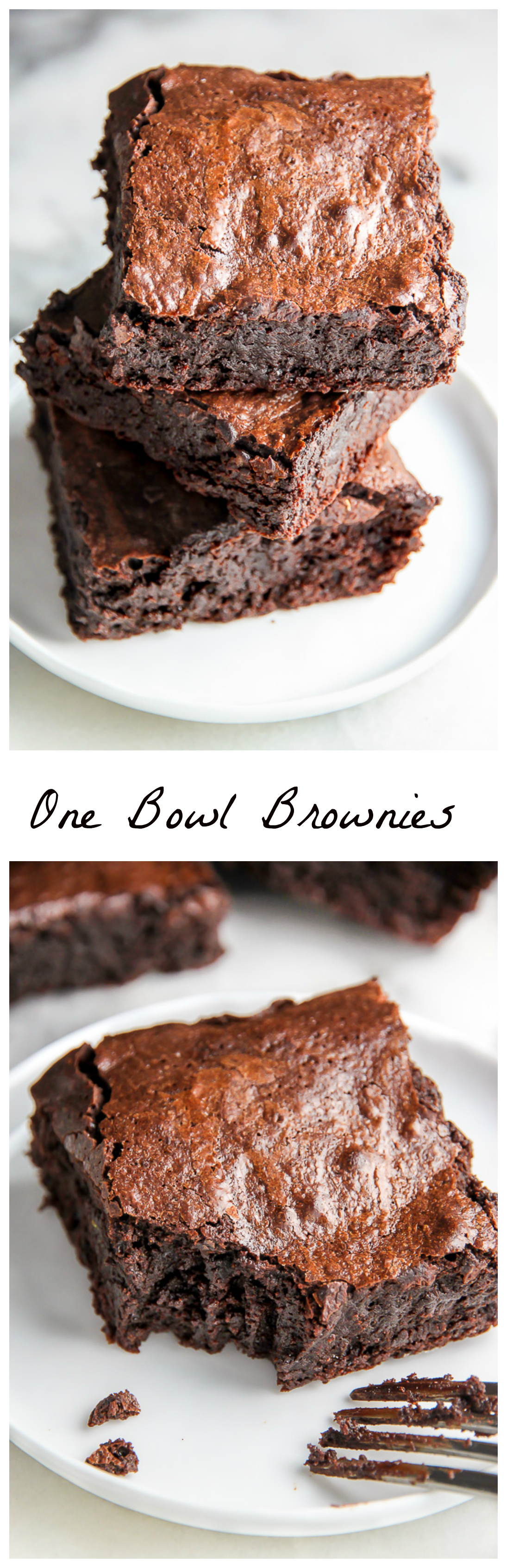 Outrageously Amazing OneBowl 5Ingredient Brownies Baker by Nature