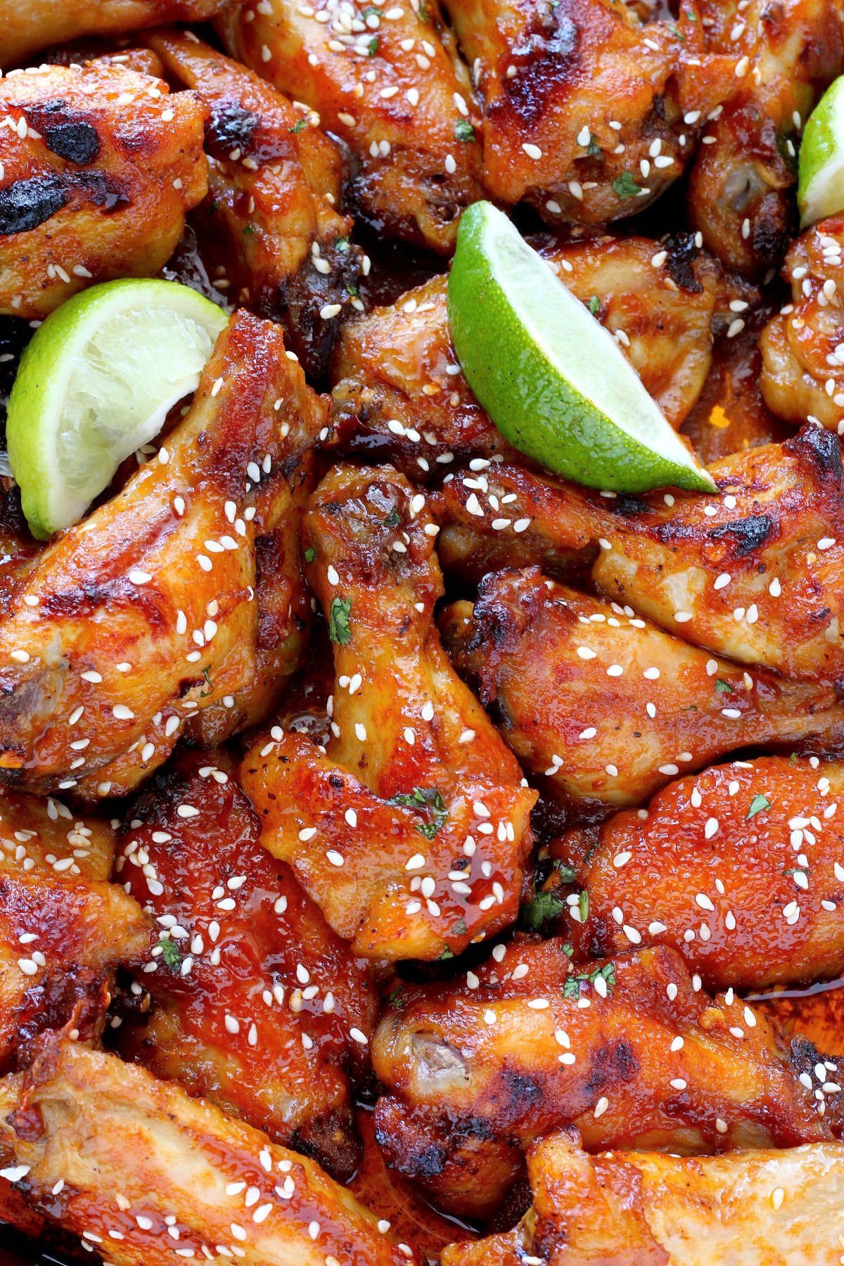 Sweet and Spicy Sriracha Baked Chicken Wings Baker by Nature