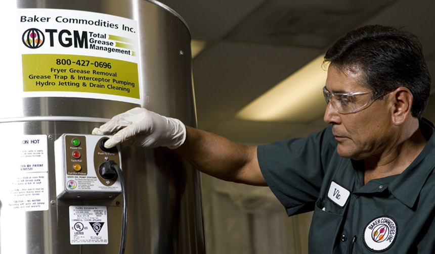 Restaurant Used Cooking Oil Pickup Baker Commodities