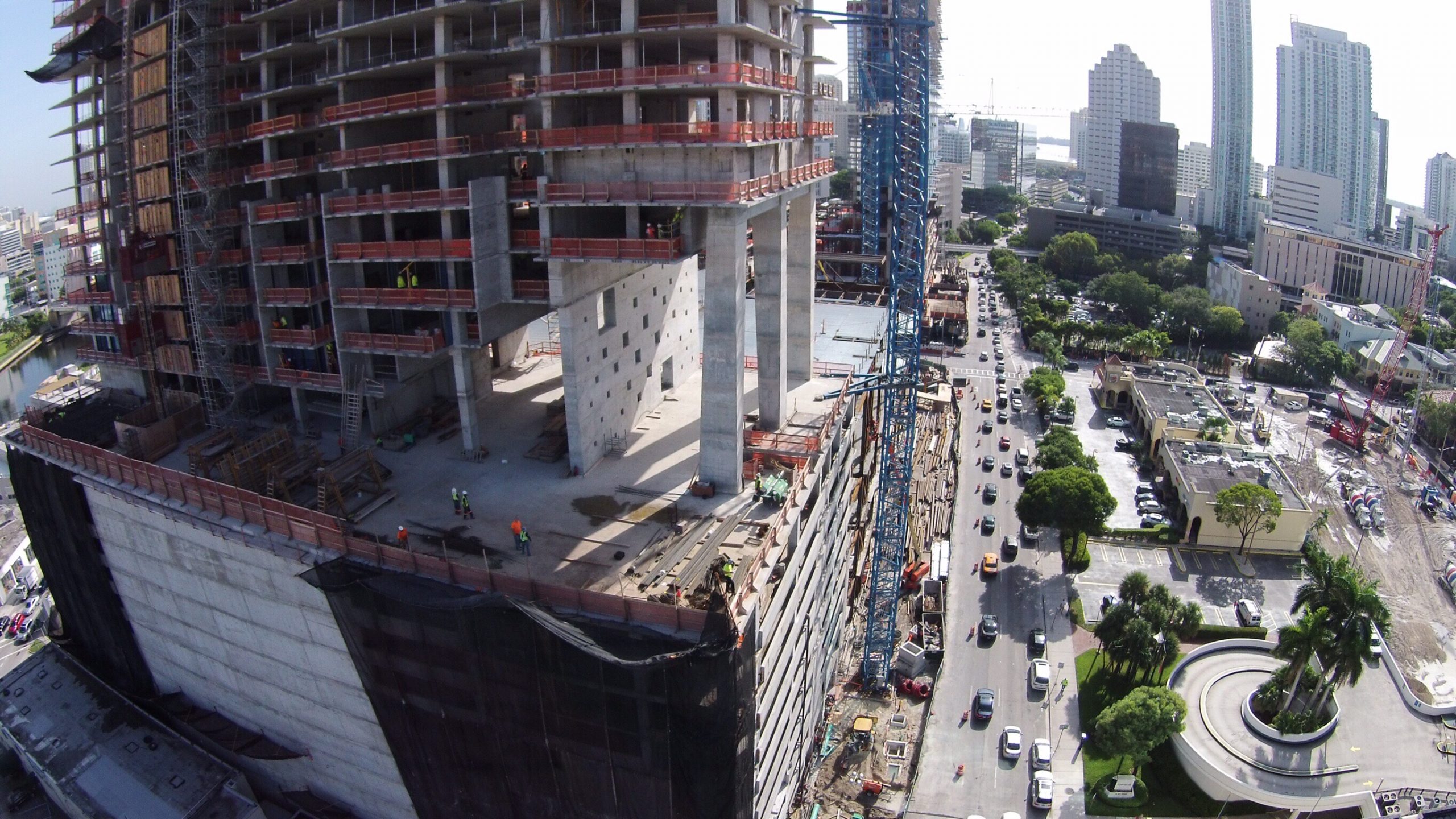 Brickell City Center West Block Concrete Construction Company Baker