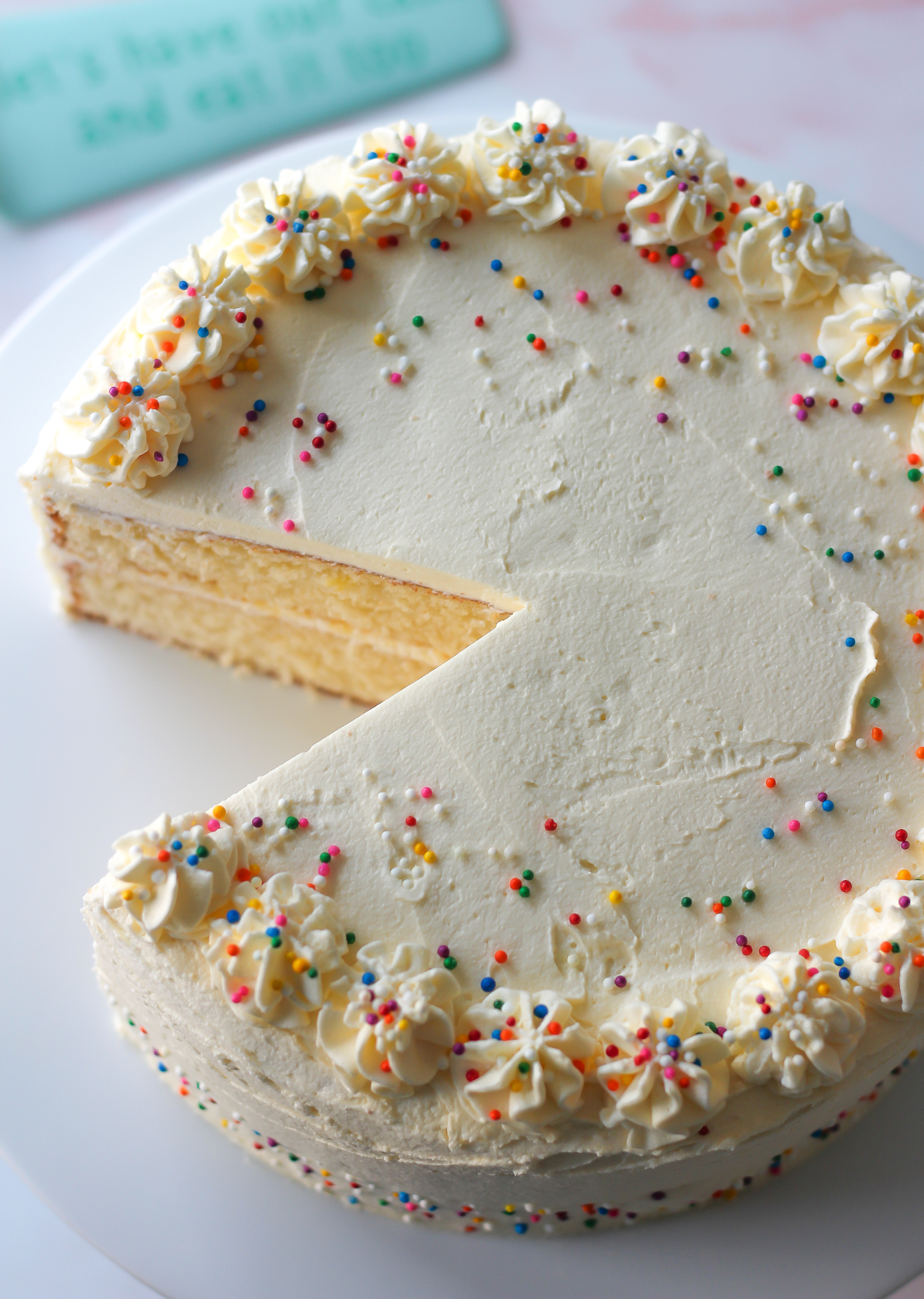 Plain Birthday Cake