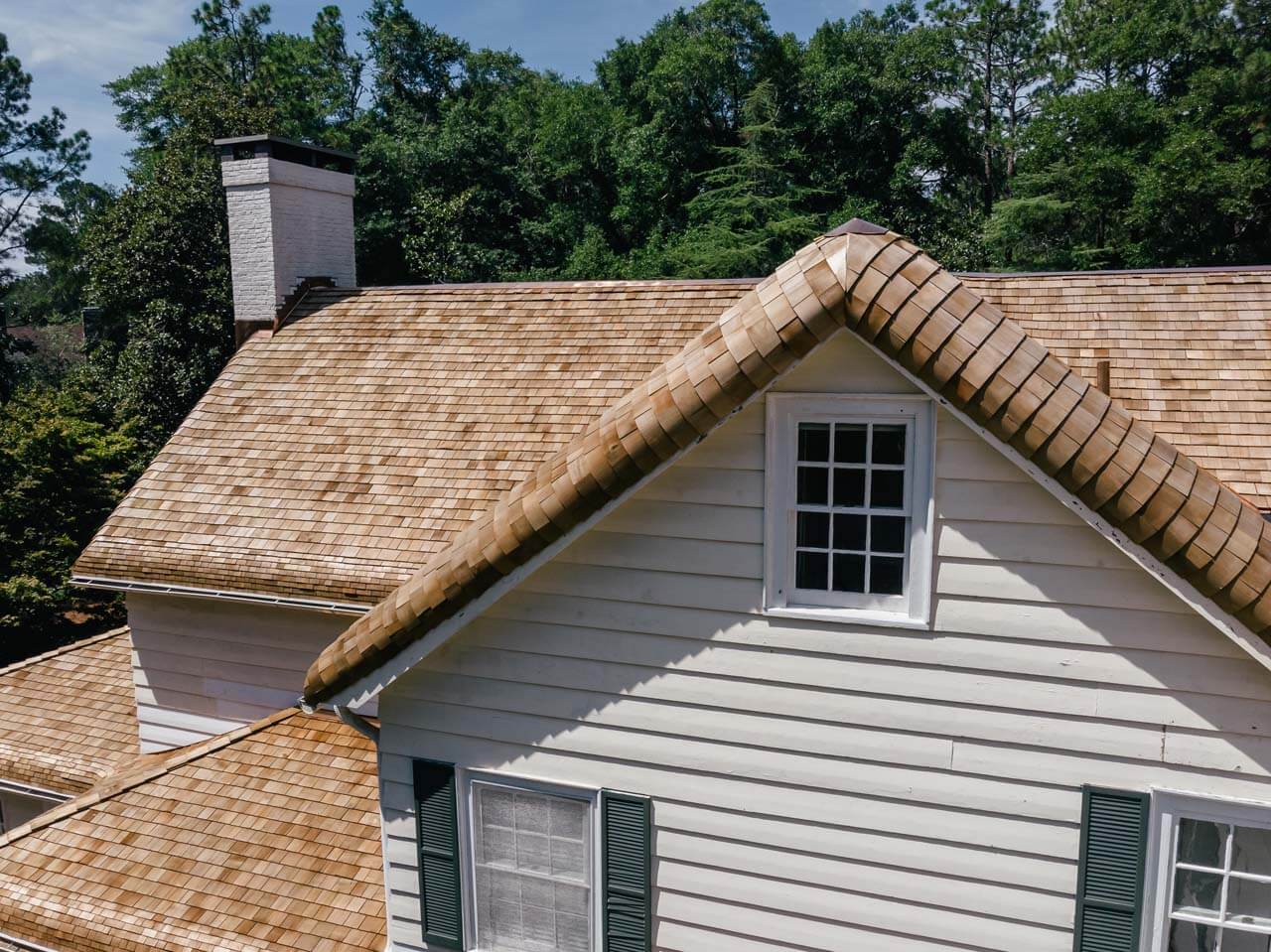 Pinehurst Cedar Shingle ReRoof Baker Roofing Company