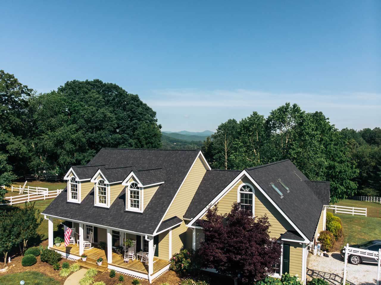 Hendersonville Charcoal Black ReRoof Baker Roofing Company