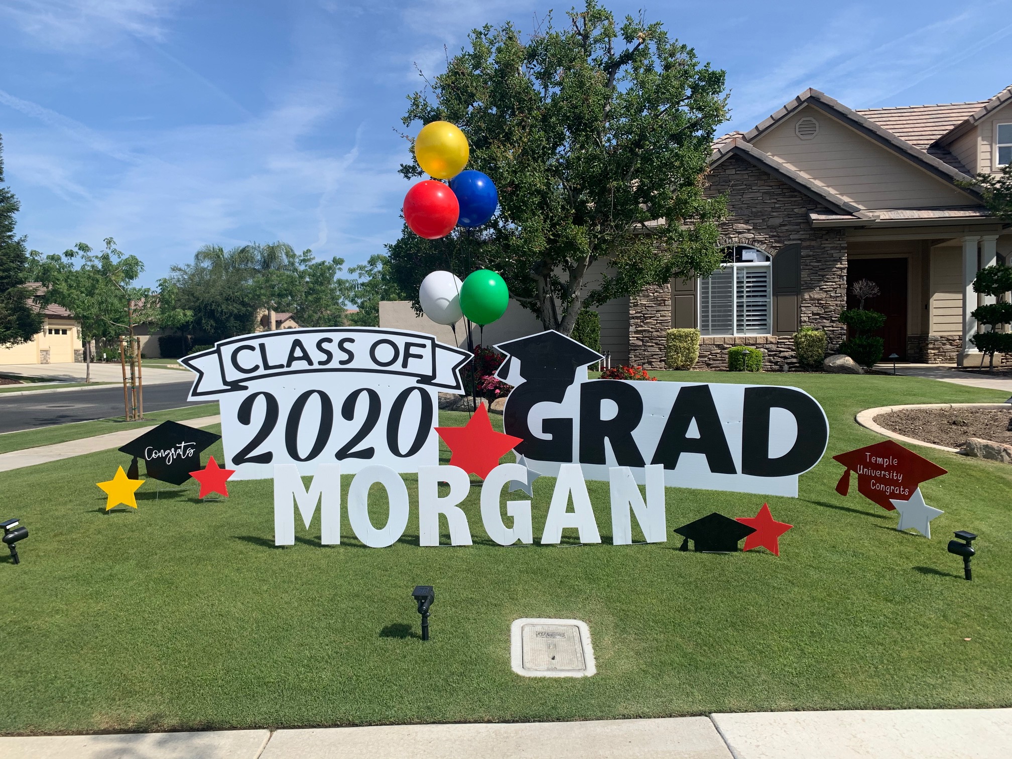 Graduation Bakersfield Yard Signs by Say It Creative