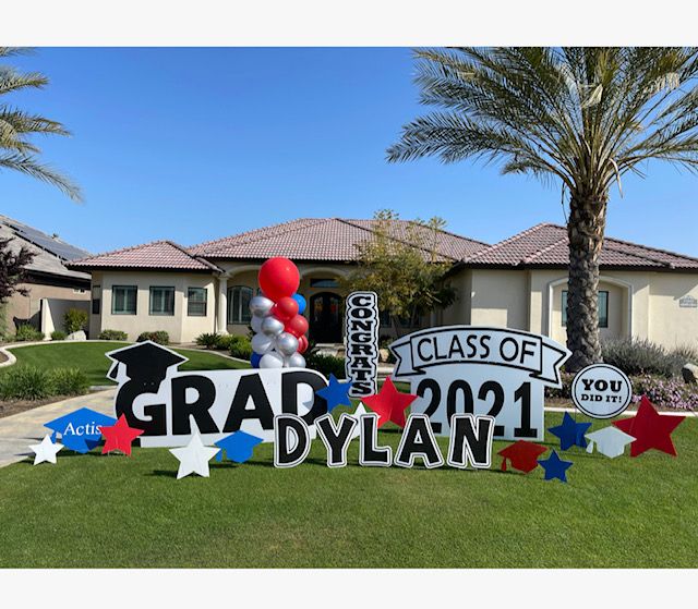 Graduation Bakersfield Yard Signs by Say It Creative