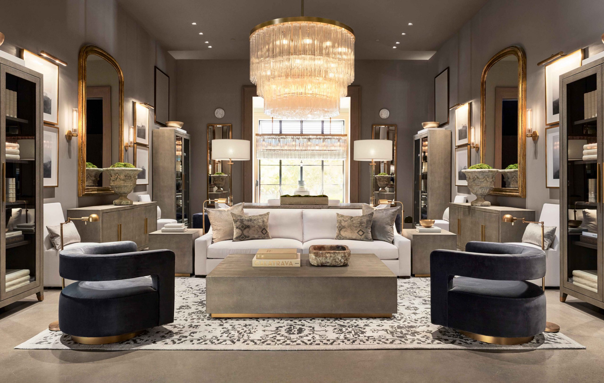 Restoration Hardware BakerTriangle Drywall.Prefab.Plaster