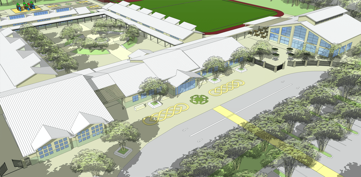 Shannon Elementary School New Campus Proposal Baker Vilar Architects
