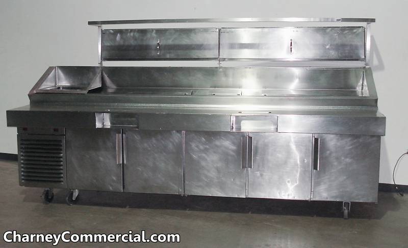 Randell 12′ Prep Work Table Raised Rail Refrigeration Economic Bakery