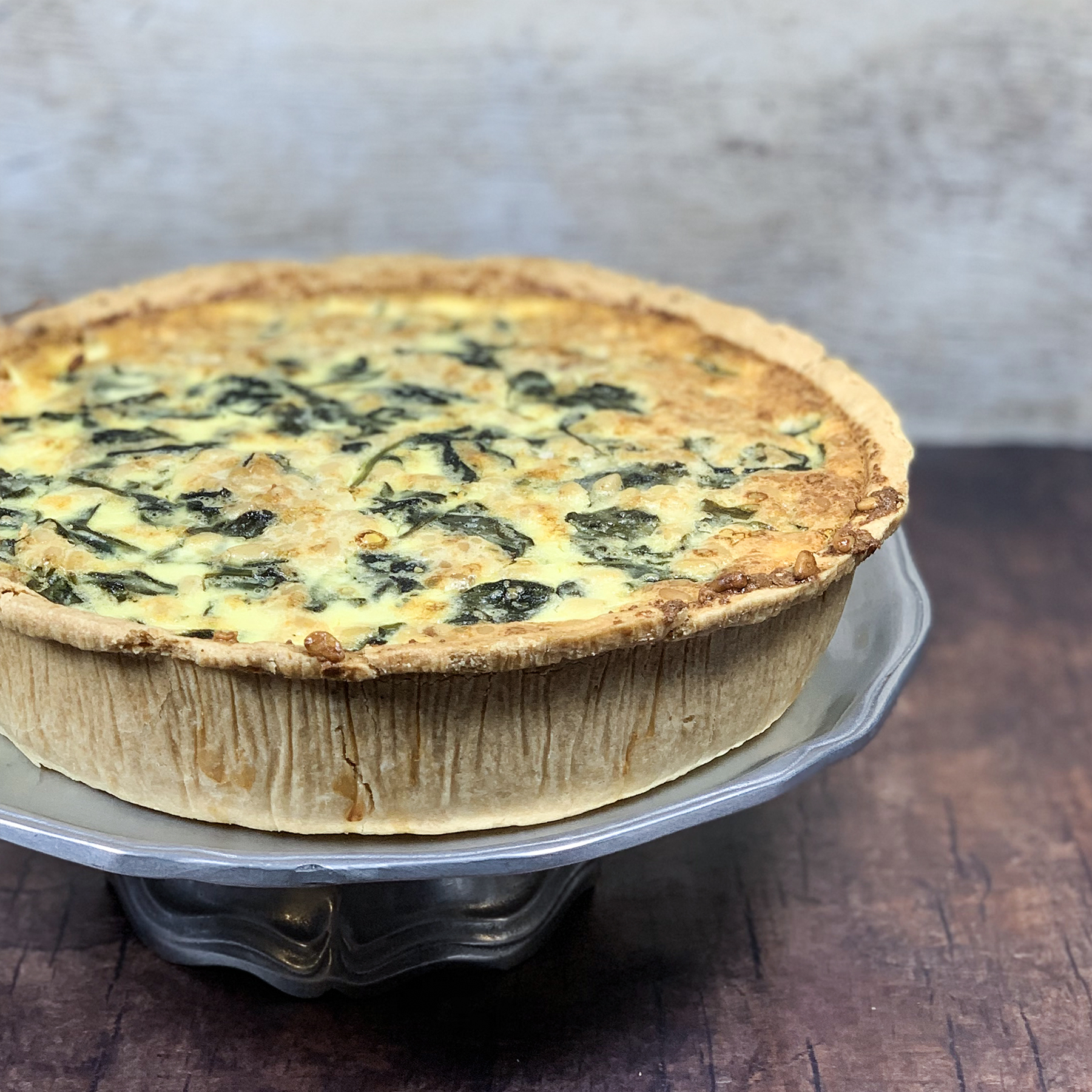 Spinach QuicheWhole Bakery Nouveau