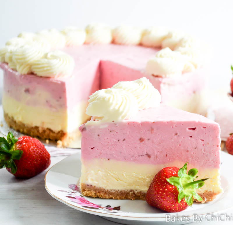 Strawberry Lemon Cheesecake Bakes by Chichi