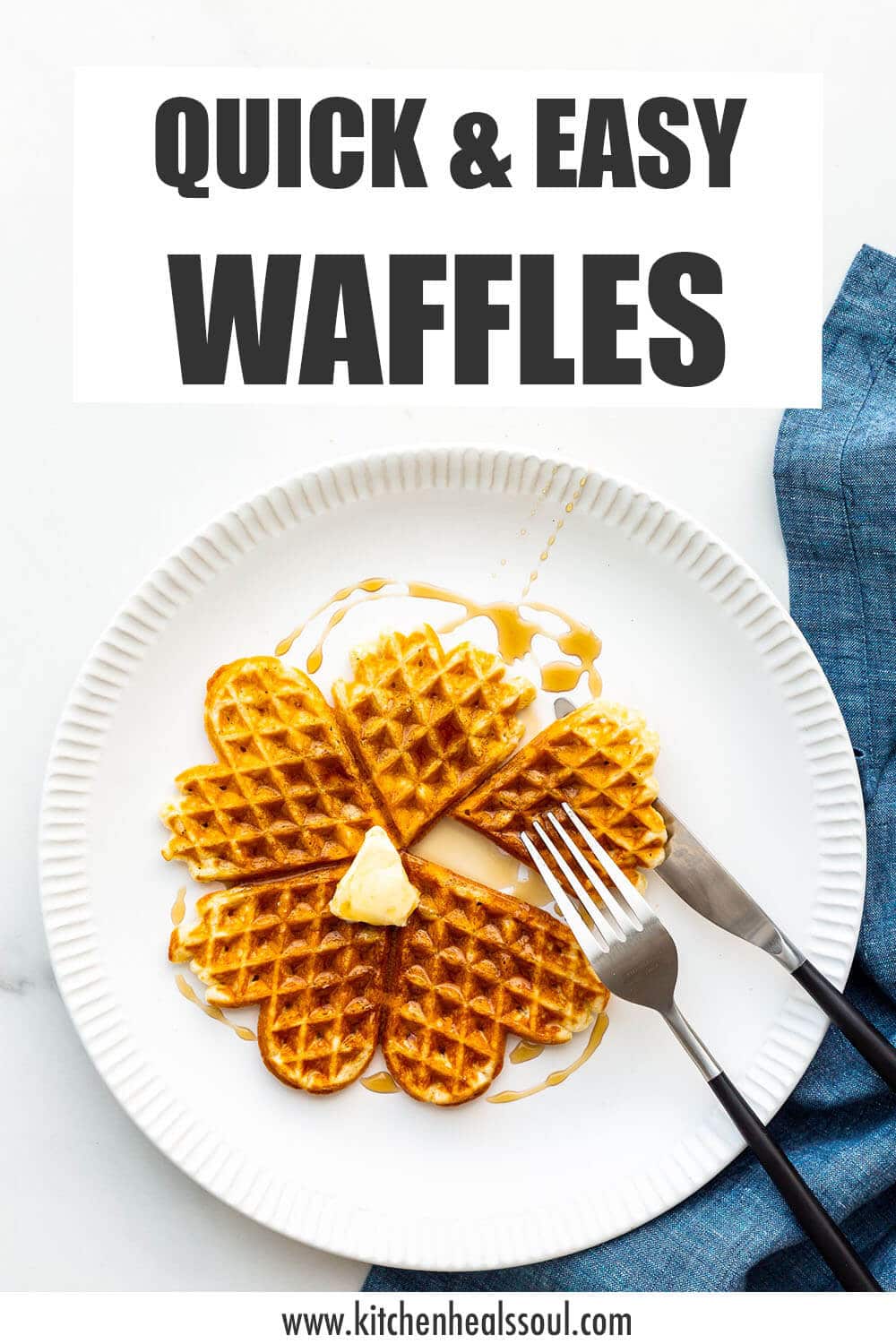 Easy waffle recipe The Bake School