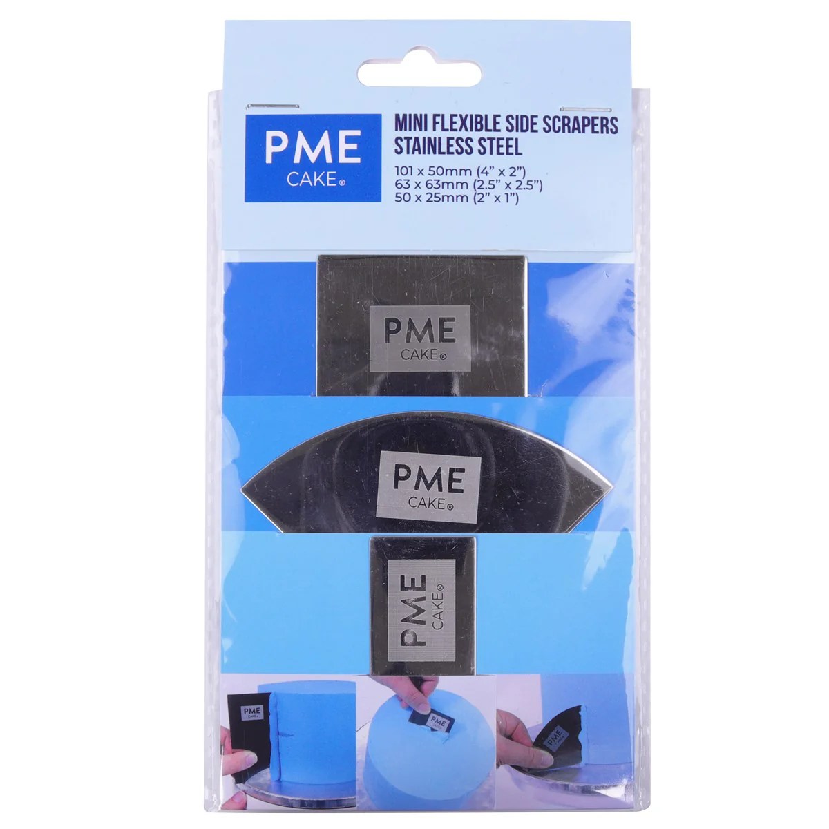 PME Flexible Side Scrapers Set Bake Supply Plus
