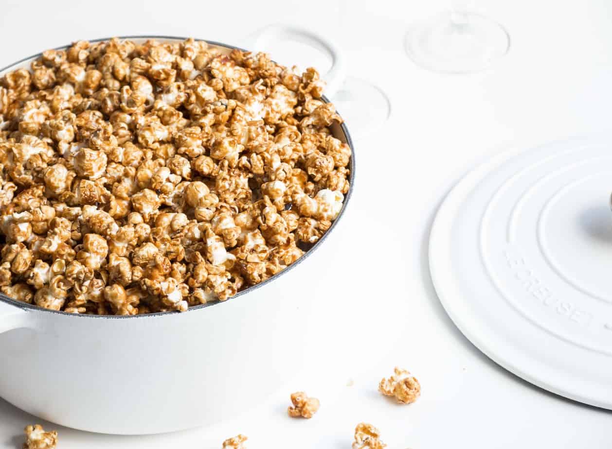 Easy Salted Caramel Popcorn Baking Ginger