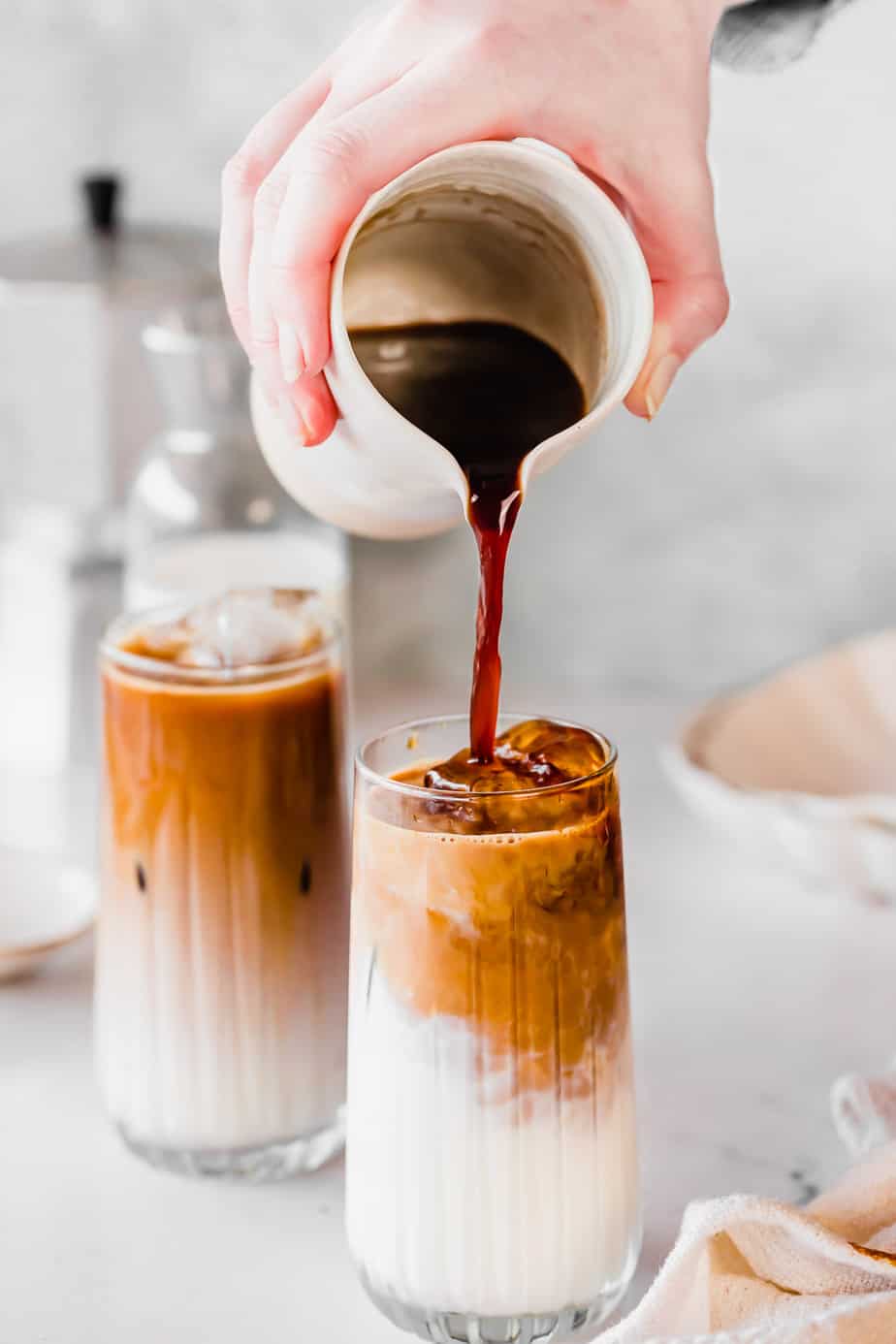Almond Milk Iced Coffee {Better Than Starbucks} Baking Ginger