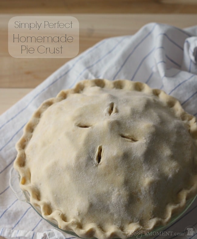 Homemade Pie Crust Recipe So flaky! Baking a Moment