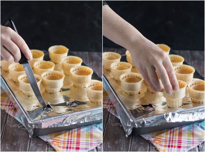 Brownie Sundae Ice Cream Cone Cupcakes Baking A Moment
