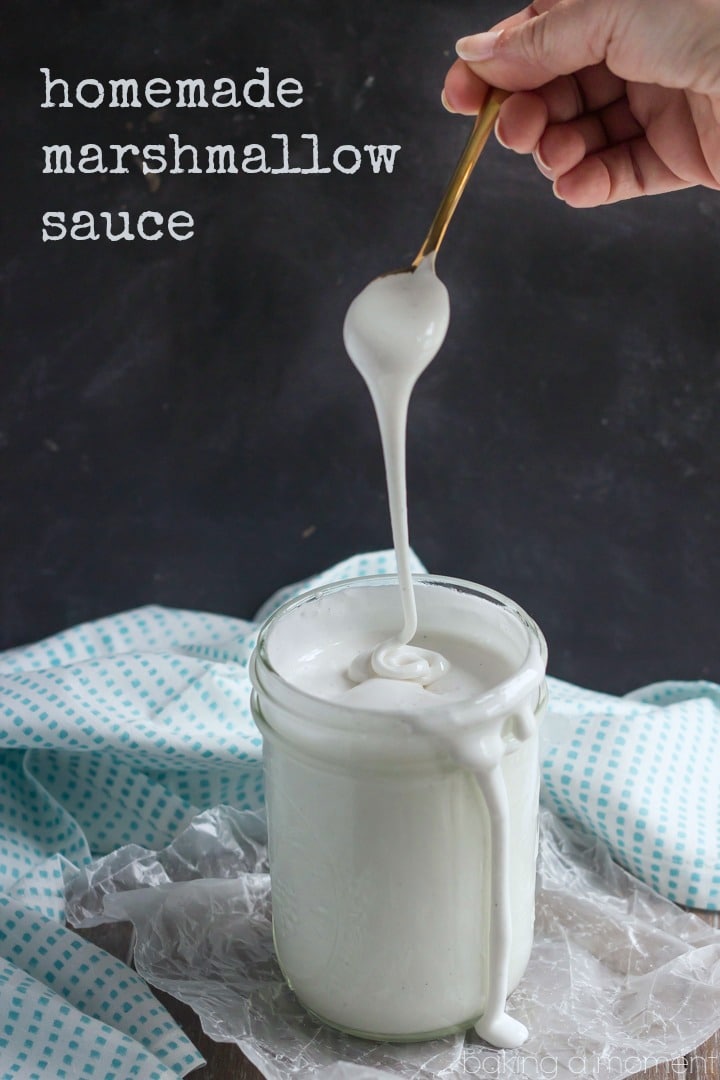 Homemade Marshmallow Sauce so easy to make and so versatile!