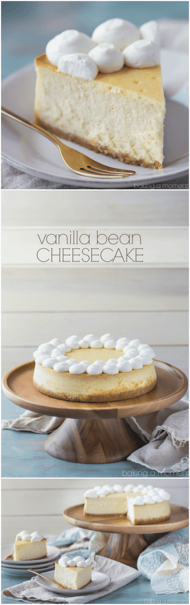 Vanilla Bean Cheesecake Baking A Moment