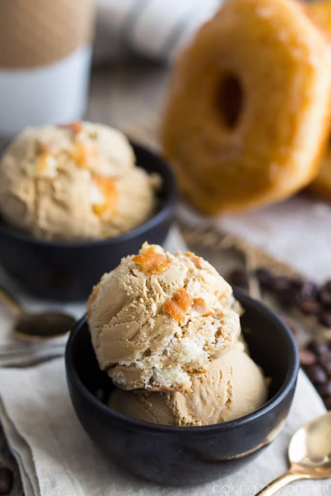 Coffee and Donuts Ice Cream Baking A Moment