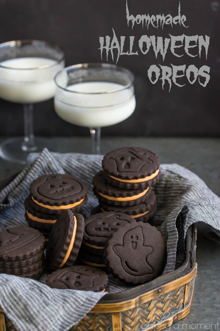 Homemade Halloween Oreos Baking A Moment